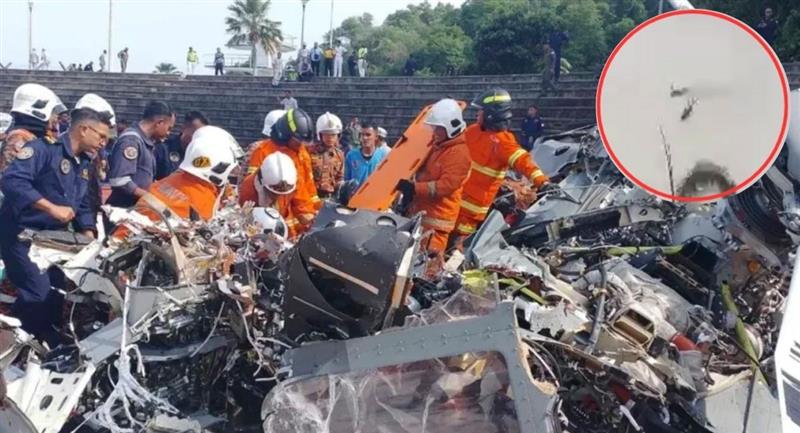 Diez fallecidos deja el choque de dos helicópteros de la Marina de Malasia