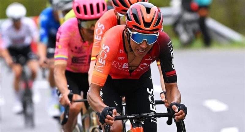 Egan Bernal fue el mejor colombiano en la etapa 4 del Tour de Romandía 