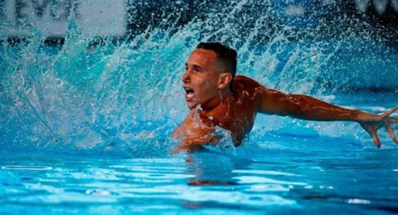 Gustavo Sánchez se bañó en oro en Copa Mundo de Natación Artística