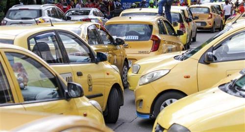 Taxistas de Bogotá anuncian una nueva jornada de paro